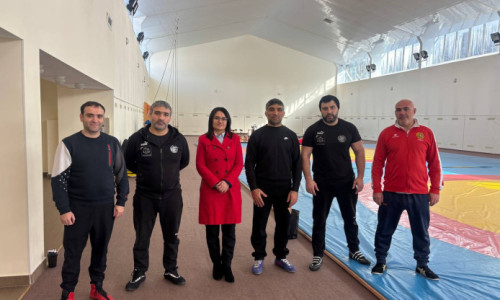 ԿԳՄՍ նախարարի տեղակալը Ծաղկաձորում հետևել է ազատ և հունահռոմեական ոճի ըմբշամարտի հավաքականների մարզումներին