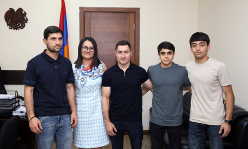 ԿԳՄՍ նախարարի տեղակալ Հասմիկ Ավագյանն ընդունել է մարմնամարզության Եվրոպայի առաջնության մեդալակիրներին