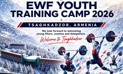 Ծանրամարտի եվրոպական ֆեդերացիայի պատանեկան հավաքը կանցկացվի Ծաղկաձորում