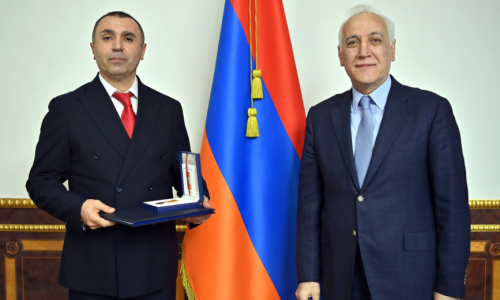 Ռուբեն Նազարեթյանը պարգևատրվել է Մովսես Խորենացու մեդալով