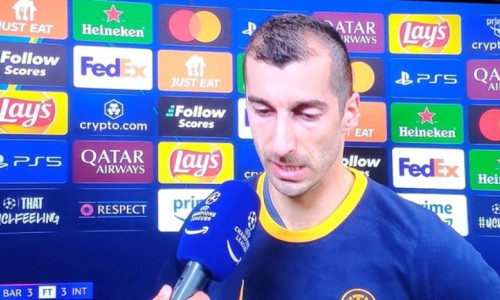 Ամբողջ կյանքում կմտածեմ այդ մասին․ Մխիթարյանը՝ Բարսելոնայի դեմ ՉԼ կիսաեզրափակչում իր չեղարկված գոլի մասին