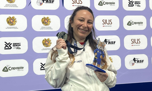 Հրաձիգ Էլմիրա Կարապետյանը՝ Երևանում անցկացվող Եվրոպայի առաջնության փոխչեմպիոն