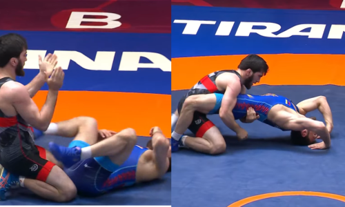 ԵԱ․ Արսեն Հարությունյանը տուշեով պարտվեց Զավուր Ուգուևին ու կպայքարի բրոնզե մեդալի համար