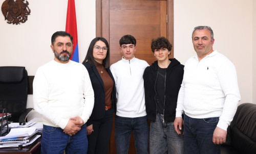 Հասմիկ Ավագյանն ընդունել է Վրաստանի միջազգային մրցաշարում հաղթող ճանաչված հայ լեռնադահուկորդներին