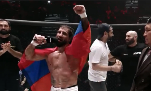 Դավիթ Խաչատրյանը մեկ երեկոյի ընթացքում 2 անգամ հաղթեց ղազախ մրցակցին