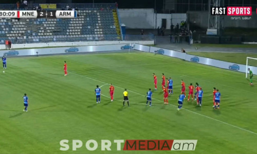 Մոնտենեգրո-Հայաստան՝ 2։2․ Սպերցյանը՝ դուբլի հեղինակ (տեսանյութ)