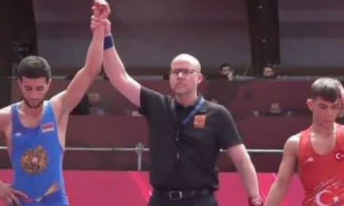 Մանվել Խաչատրյանը ջախջախեց թուրք ըմբիշին (տեսանյութ)