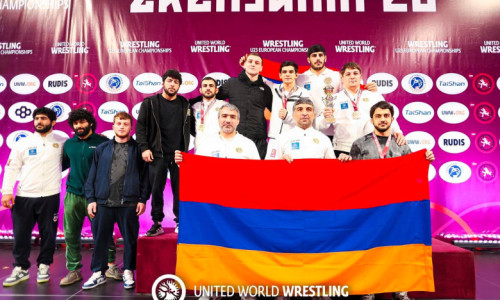 Ազատ ոճի ըմբշամարտի Հայաստանի Մ-23 տարեկանների հավաքականը՝ Մ-23 ԵԱ 3-րդ մրցանակակիր