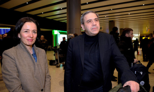 ԿԳՄՍ նախարարը Զվարթնոց օդանավակայանում դիմավորել է Ֆուտզալի Հայաստանի ազգային հավաքականին