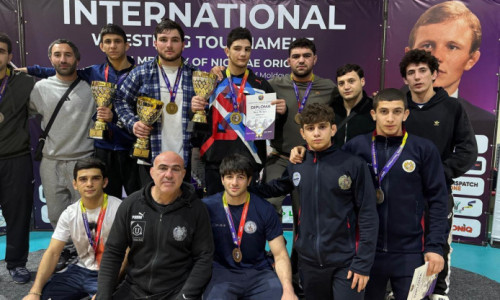 Ազատ ոճային ըմբիշները 3 ոսկե, 3 արծաթե և 2 բրոնզե մեդալ են նվաճել Մոլդովայում անցկացված միջազգային մրցաշարում