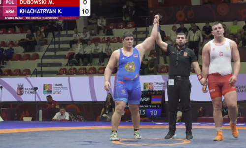 Խաչատուր Խաչատրյանը՝ Եվրոպայի Մ23 բրոնզե մեդալակիր