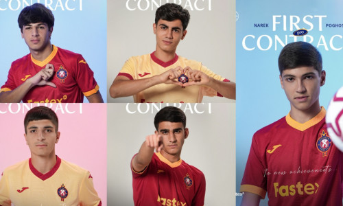 5 ֆուտբոլիստ առաջին պրոֆեսիոնալ պայմանագրերն է կնքել Փյունիկի հետ