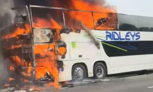Ման․ Սիթիի երկրպագուների ավտոբուսը հրդեհվել է Արսենալի դեմ եզրափակիչից առաջ