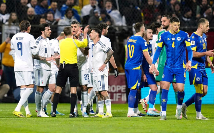 Իտալիան սենսացիոն պարտություն կրեց Բոսնիայից ու կրկին չի մասնակցի ԱԱ-ին (տեսանյութ)