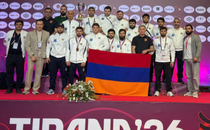 Ազատ ոճի ըմբշամարտի հավաքականը 3-րդն է ԵԱ-ի թիմային հաշվարկում