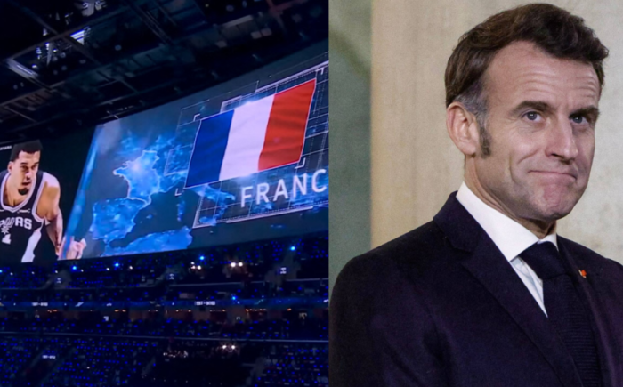 Մակրոնն արձագանքել է Ֆրանսիայի սխալ քարտեզին, որը ցուցադրվել էր NBA-ի բոլոր աստղերի խաղի ժամանակ