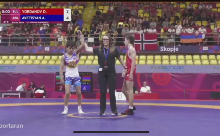 Ըմբշամարտի Մ17 ԵԱ. Արարատ Ավետիսյանը՝ բրոնզե մեդալակիր