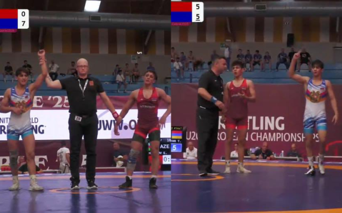 Մ15 ԵԱ․ Հայ ըմբիշները հաղթել են ադրբեջանցիներին ու եզրափակիչում կմրցեն միմյանց դեմ