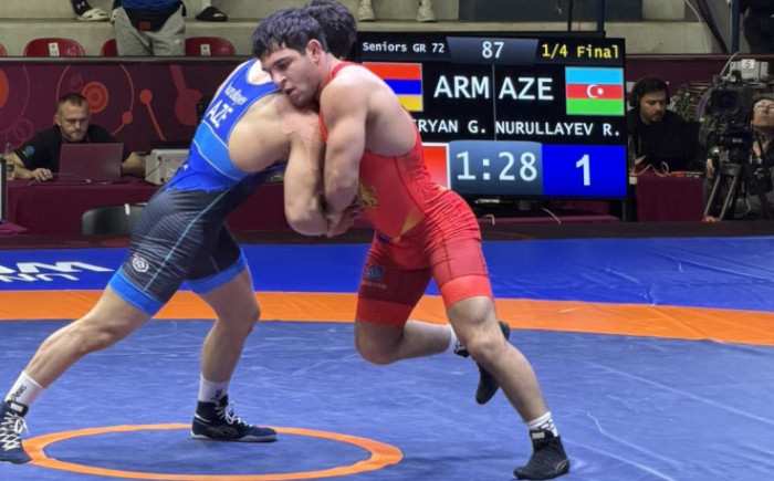 Ըմբշամարտի ԵԱ. Գասպար Տերտերյանը հաղթեց ադրբեջանցուն և դուրս եկավ կիսաեզրափակիչ