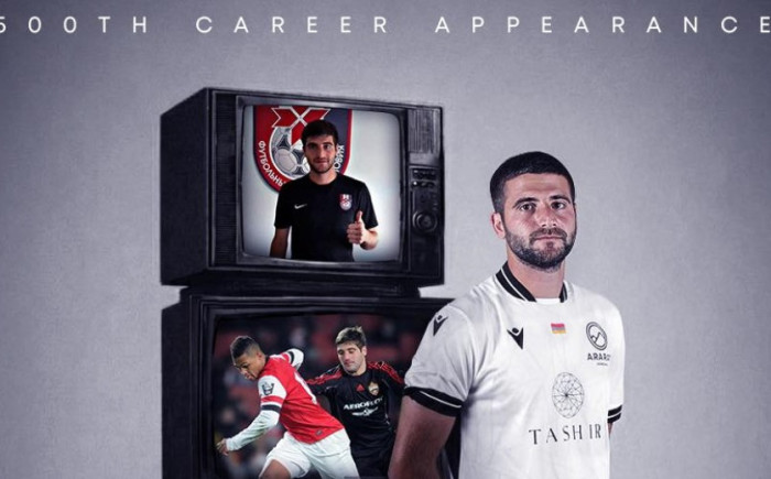 Արարատ-Արմենիայի ավագը կարիերայի 500-րդ հանդիպումն է անցկացրել