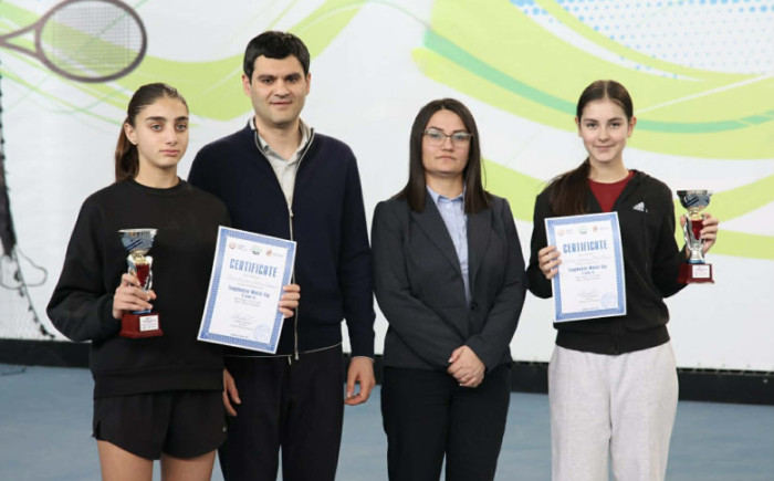 Մարիա Ազիզյանն ու Քրիստինա Զախարյանը` Ծաղկաձորում կայացած Tennis Europe-ի Մ16 մրցաշարի հաղթող
