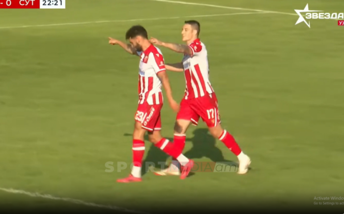 Նաիր Տիկնիզյանը գոլի հեղինակ է դարձել Ցրվենա Զվեզդայում՝ նորամուտի խաղում (տեսանյութ)