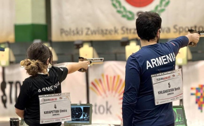 Հրաձիգներն առաջին մեդալն են նվաճել Լեհաստանի միջազգային մրցաշարում