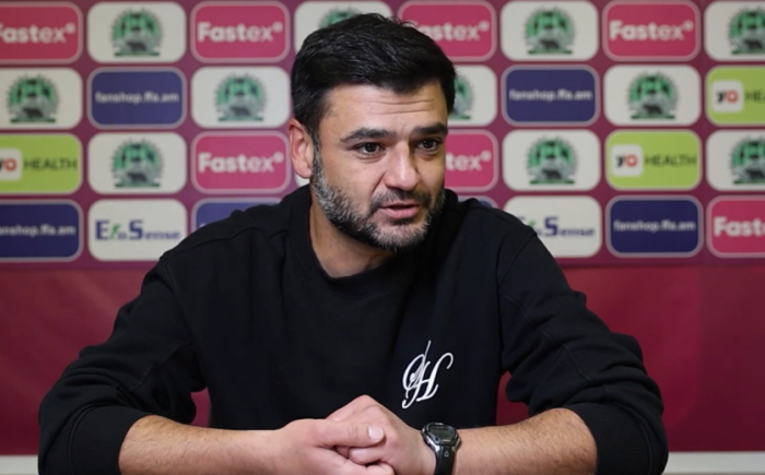 1-ին կեսում այդպես էլ չէինք հասկացել մրցակցի մոտիվացիայի լրջությունը․ Ռոբերտ Արզումանյանը՝ Գանձասարի դեմ խաղից հետո