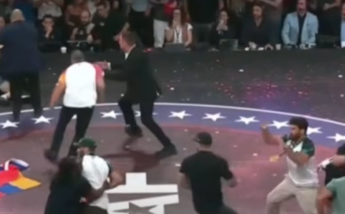 Զանգվածային ծեծկռտուք Ծառուկյանի գոտեմարտից հետո․ ՏԵՍԱՆՅՈՒԹ