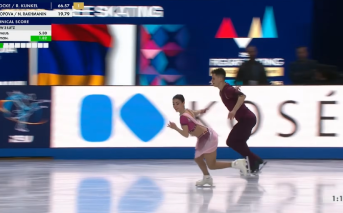 Գեղասահքում աշխարհի թոփ-10 զույգերից մեկը Հայաստանից է. Ակոպովայի ու Ռախմանինի արդյունքը