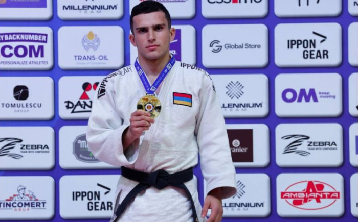 Վահե Աղասյանը՝ ձյուդոյի Եվրոպայի Մ23 տարեկանների առաջնության հաղթող