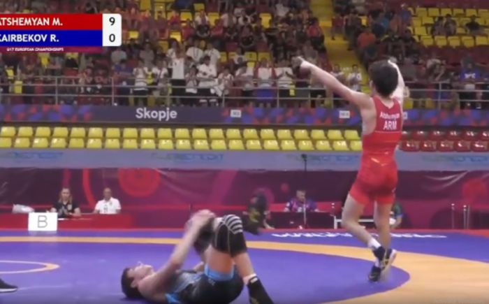 Մարատ Աճեմյանը՝ ըմբշամարտի Եվրոպայի Մ17 առաջնության ոսկե մեդալակիր