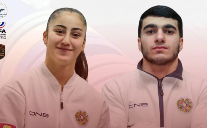 Ալեքսանդրա Գրիգորյանն ու Տիգրան Կարապետյանը՝ Եվրոպայի երիտասարդների և Մ23 առաջնության լավագույն ծանրորդներ