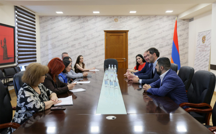ԿԳՄՍ նախարարն ընդունել է ՖԻԲԱ Եվրոպայի նախագահին