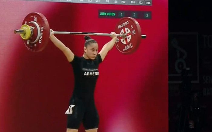 Ծանրամարտի ԵԱ. Ալեքսանդրա Գրիգորյանի արդյունքը պոկում վարժությունից հետո