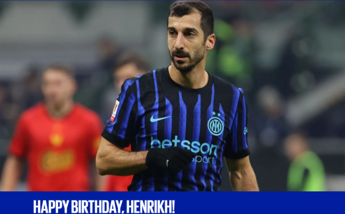 Հենրիխ Մխիթարյանը նշում է ծննդյան 37-ամյակը. Ինտերի շնորհավորանքը հայ ֆուտբոլիստին