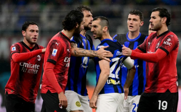 Միլան-Ինտեր․ Մենկարկային կազմեր․ Ուղիղ եթեր