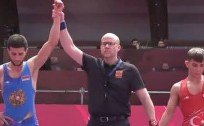 Մանվել Խաչատրյանը ջախջախեց թուրք ըմբիշին (տեսանյութ)