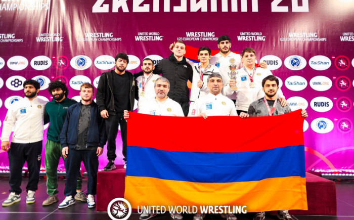 Ազատ ոճի ըմբշամարտի Հայաստանի Մ-23 տարեկանների հավաքականը՝ Մ-23 ԵԱ 3-րդ մրցանակակիր