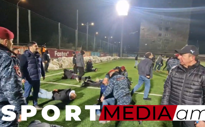 Ոստիկանները խոտածածկին պառկեցրին ՀՖՖ ղեկավարի հրաժարականը պահանջող ֆանատներին (տեսանյութ)