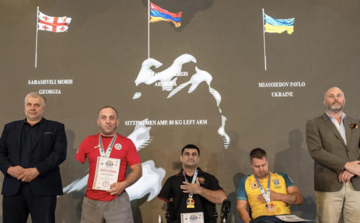 Սարգիս Ստեփանյանը՝ պարա-բազկամարտի Եվրոպայի հնգակի չեմպիոն