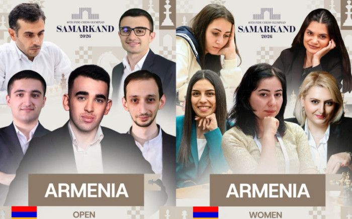 Հայաստանի հավաքականների կազմը՝ շախմատի օլիմպիադայում