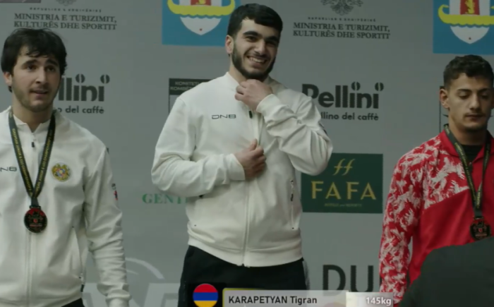 Տիգրան Կարապետյանը՝ Եվրոպայի Մ20 չեմպիոն․ Նարեկ Գրիգորյանը 2-րդն է 