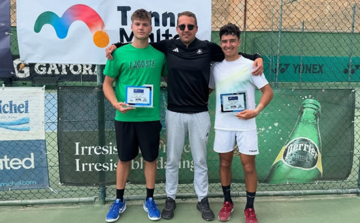 Միքայել Ավանեսյանը հույն թենիսիստի հետ դարձել է միջազգային մրցաշարի զուգախաղի հաղթող