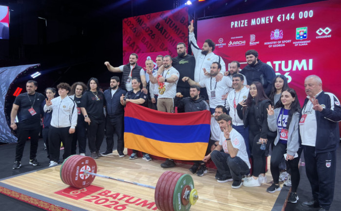 Ծանրամարտի Հայաստանի տղամարդկանց ընտրանին լավագույնն է Եվրոպայի առաջնությունում